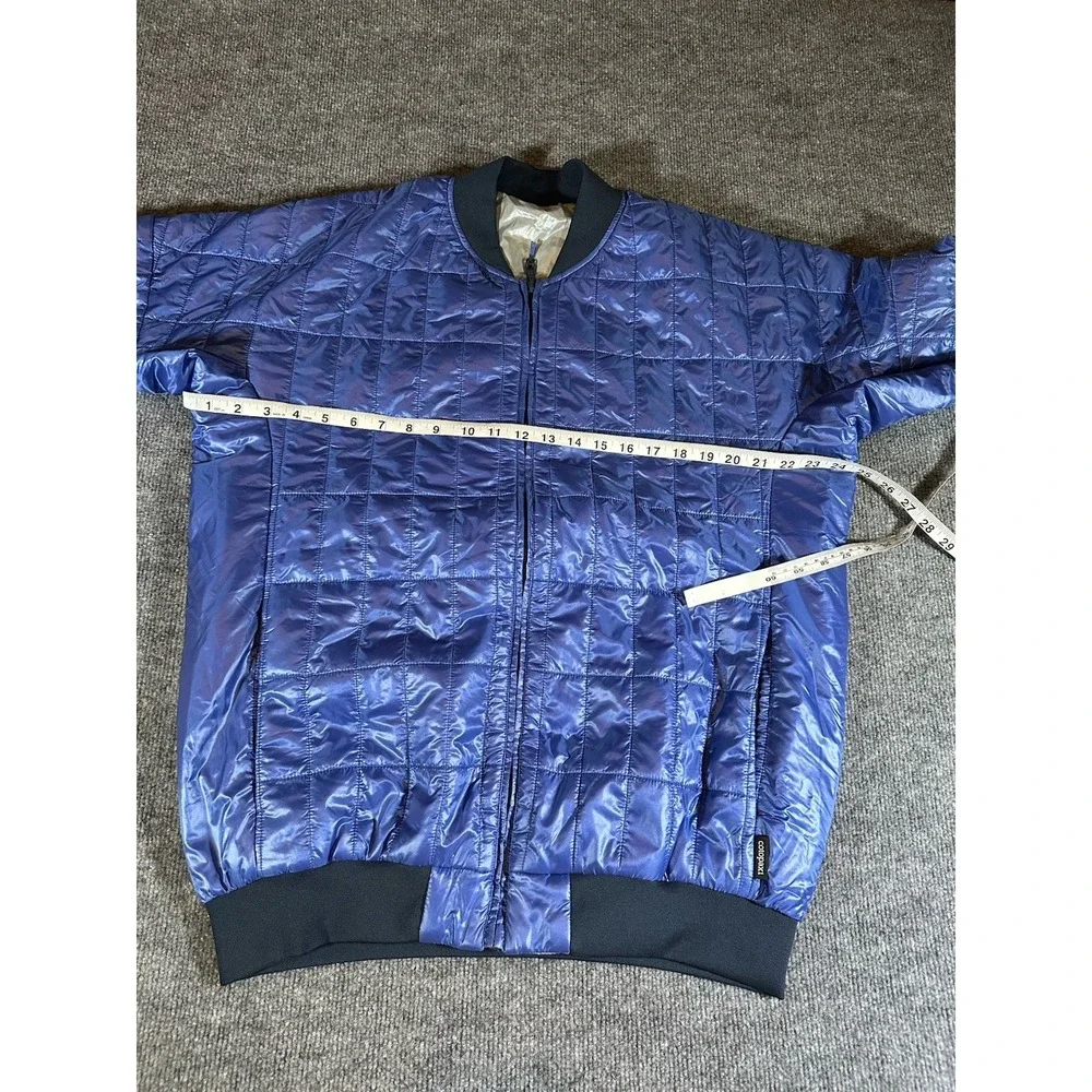 Cotopaxi Kusa Jacket Men XL Blue Quilted Llama Fiber Insulated Packable Puffer
